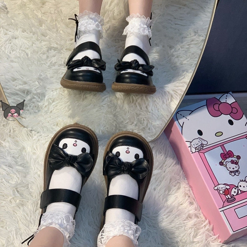 Sanrio Maryjanes - Kuromi / 3 - cinnamoroll, flat shoes, footwear, japan anime, japanese anime