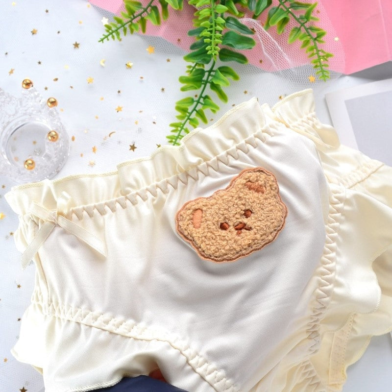 Satin Baby Bear Panties - baby bear, bear undies, briefs, full lingerie