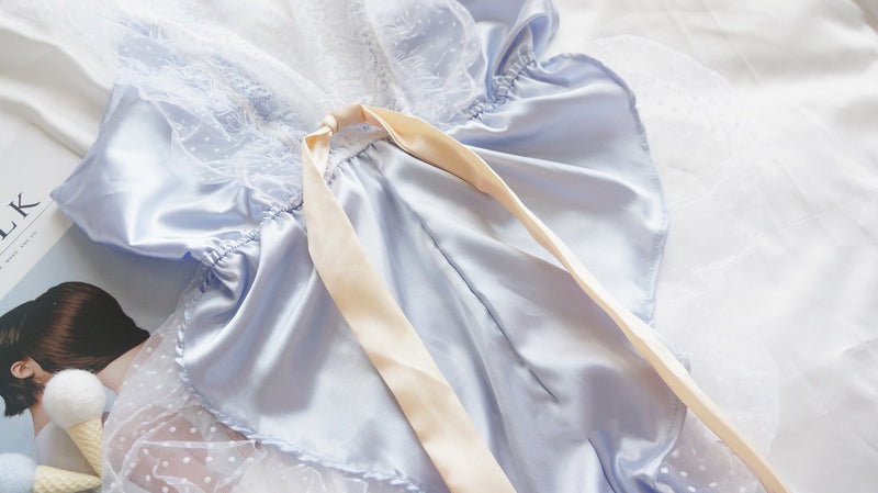 Satin Babydoll Lingerie Set - lingerie