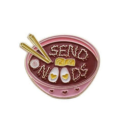 Send Noods Enamel Pin - pin