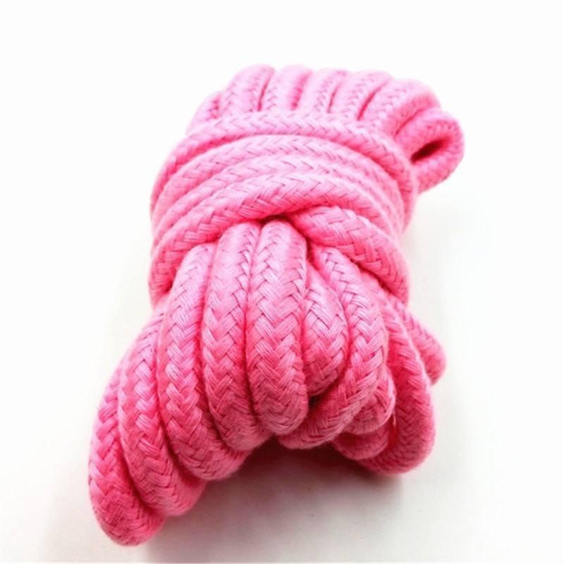 Pink Shibari Bondage Rope Tie Restraint Comfortable Cotton Kinky Fetish BDSM by DDLG Playground