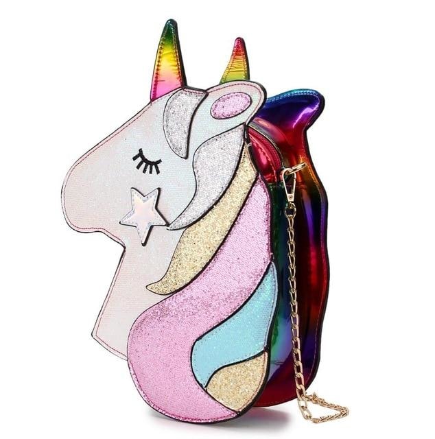 Shimmering Unicorn Bag - Rainbow - bag