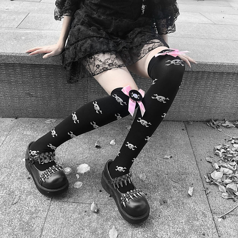 Alpha Thigh High MX Socks Youth Large - Motocross Knee Brace Socks With Anti-Slip Band