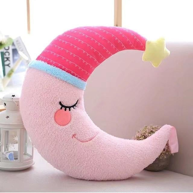 Slumber Moon Plushie - Pink Moon - stuffed animal