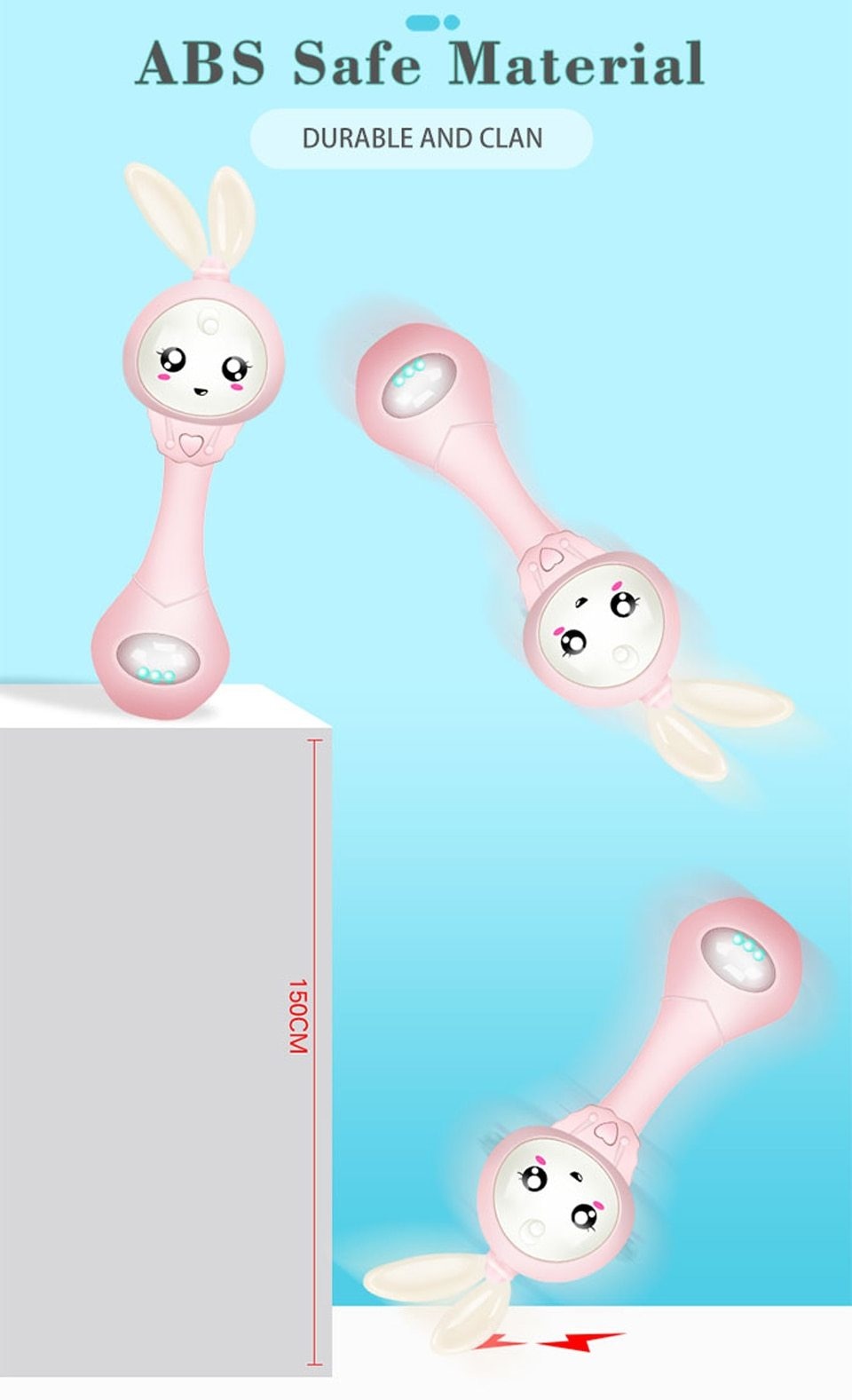 Vibrating Sound & Light Adult Baby Rattle – DDLG Playground