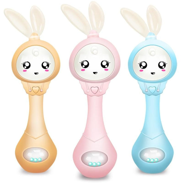 Sound & Light Bunny Rattle - abdl, adult babies, baby, baby rattle, bunny rabbit