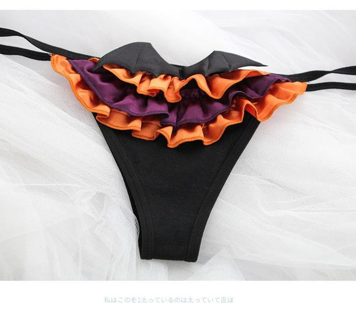 Spooky Lingerie Set Bats Halloween Creepy Underwear DDLG Playground Spooky Lingerie Set Bats Halloween Creepy Underwear DDLG Playground