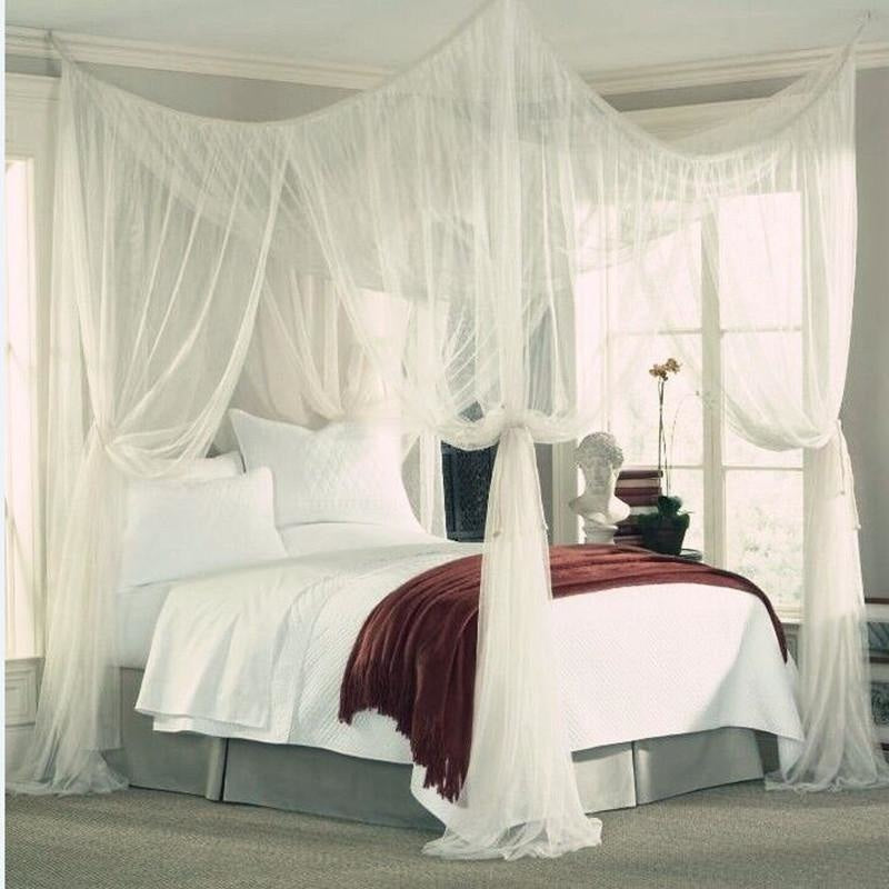 Square Bed Canopy - White - bedding