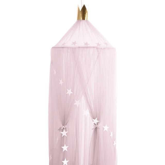 pink star canopy bed princess mosquito net bedding netting mesh see through tent ribbons bows ruffled girly abdl cgl dd/lg little space kink fetish by ddlg playground