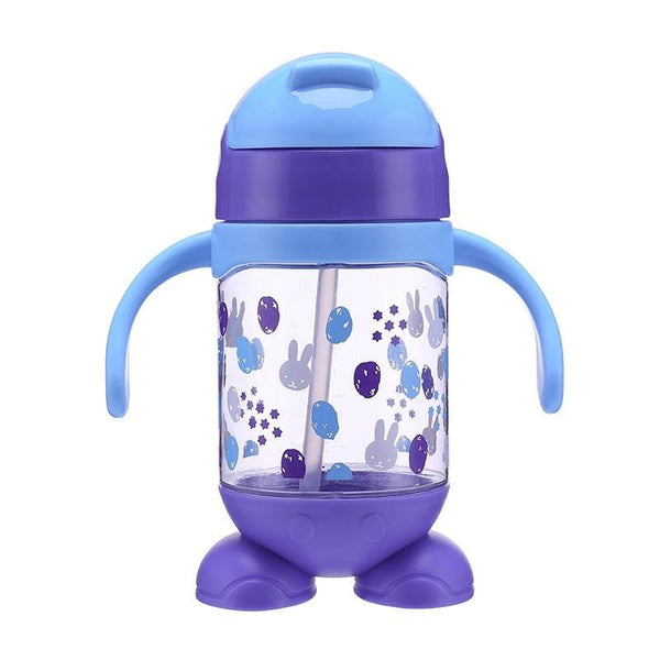 Starry Bunny Sippy - 300ml Blue handle - abdl, adult bottle, sized, baby bottles
