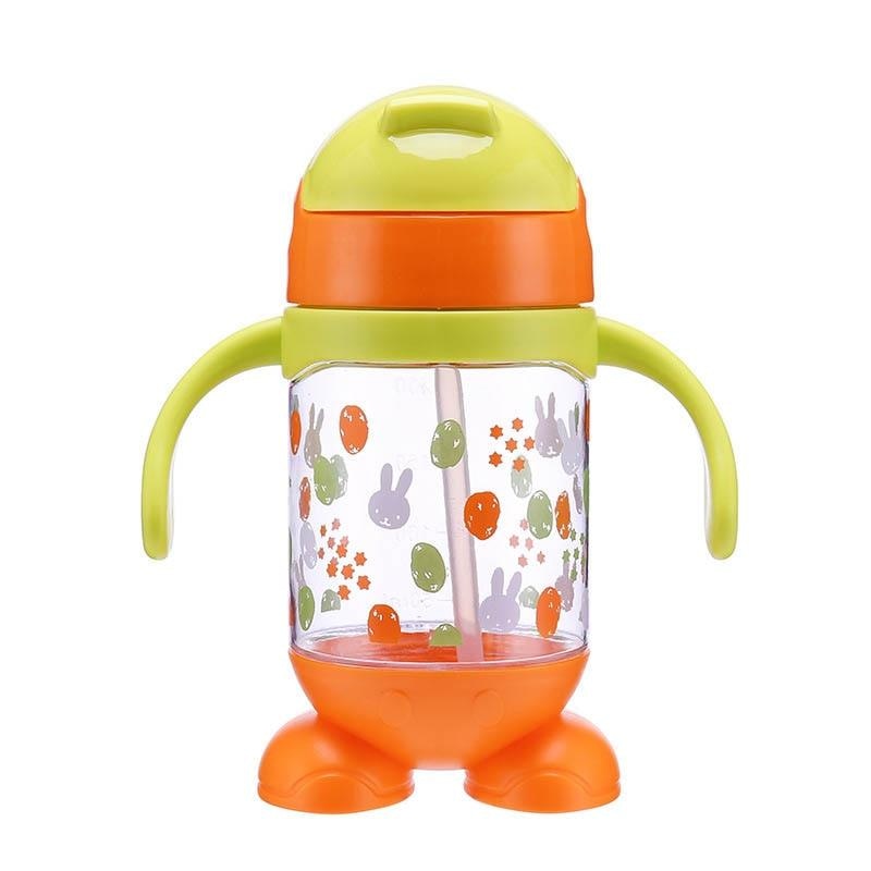 Starry Bunny Sippy - 500ml Orange Sling - abdl, adult bottle, sized, baby bottles
