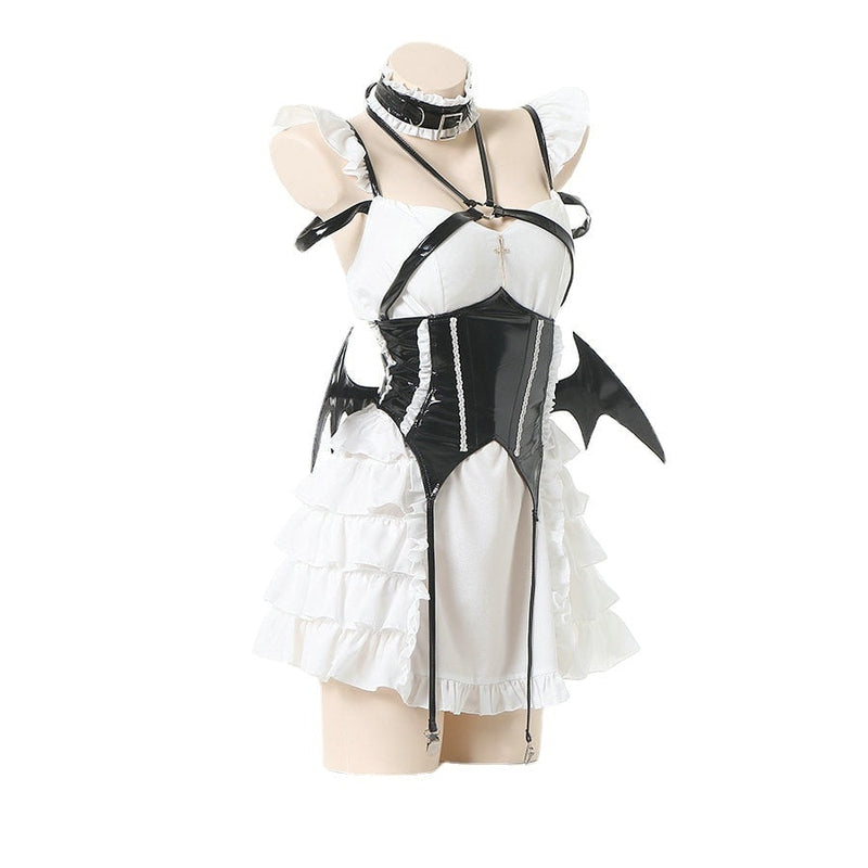 Succubus Maid Cosplay Lingerie Set Devil Costume DDLG Playground Succubus Maid Cosplay Lingerie Set Devil Costume DDLG Playground
