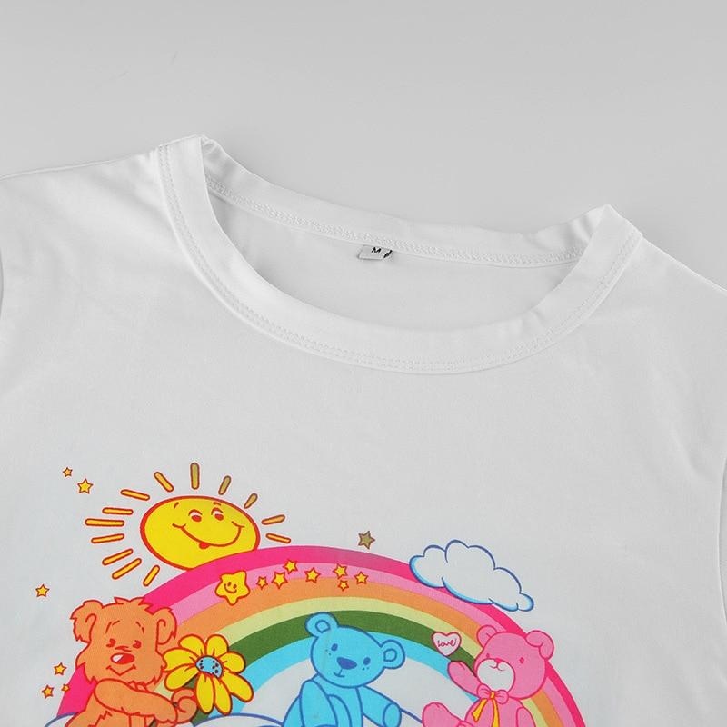 Such Cute Rainbow Crop Top - shirt