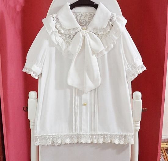Suspender Bloomers - White blouse - shorts