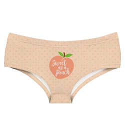 Sweet As A Peach Panties - underwear