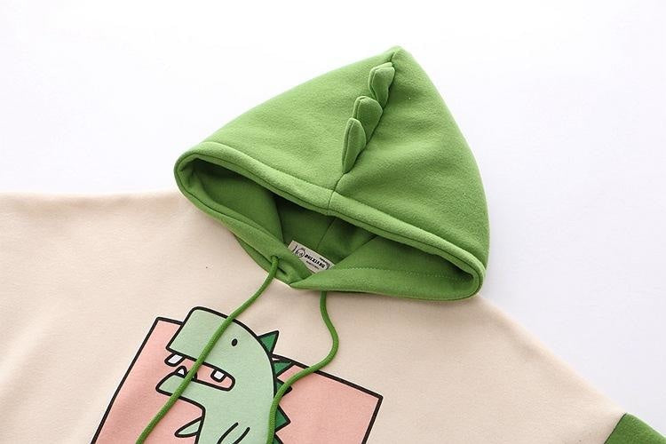 Sweet Japanese Dinosaur T-Rex Hoodie Harajuku Kawaii DDLG Playground