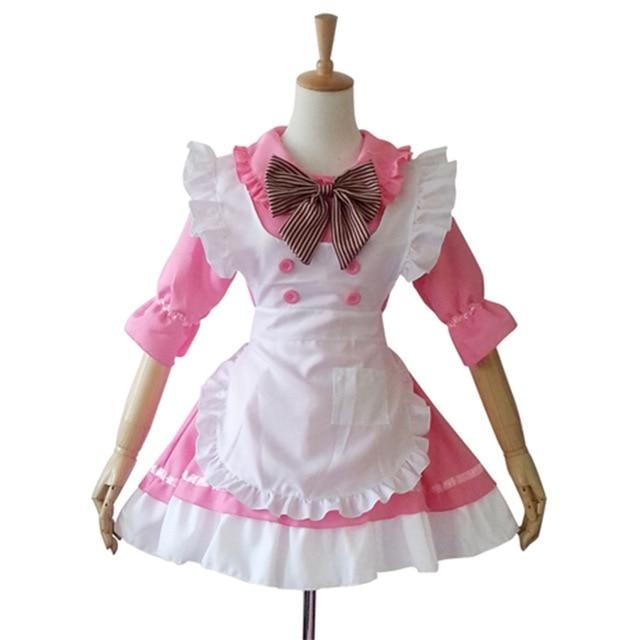 Kawaii French Maid Dress Cosplay Costume Outfit | DDLG Playground