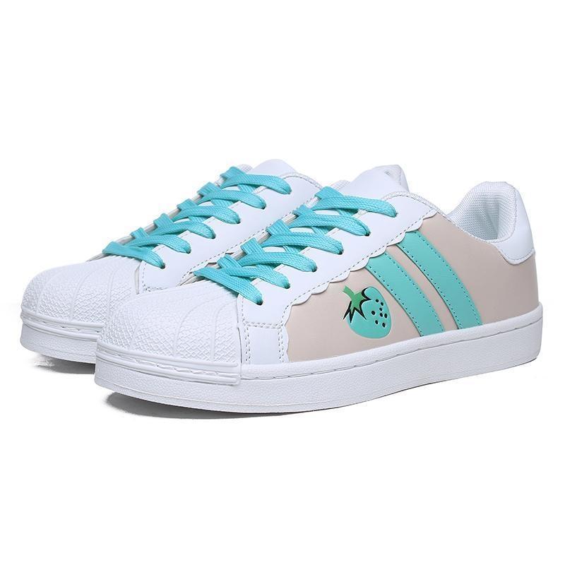 Sweet Strawberry Runners - Sky Blue / 5 - shoes