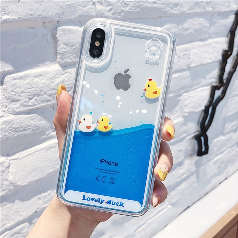 Swimming Duck iPhone Case - For iphone 6 6s / 3 Ducks - Phone Case