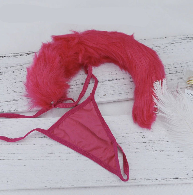 Tail Thongs - Red Fox - underwear