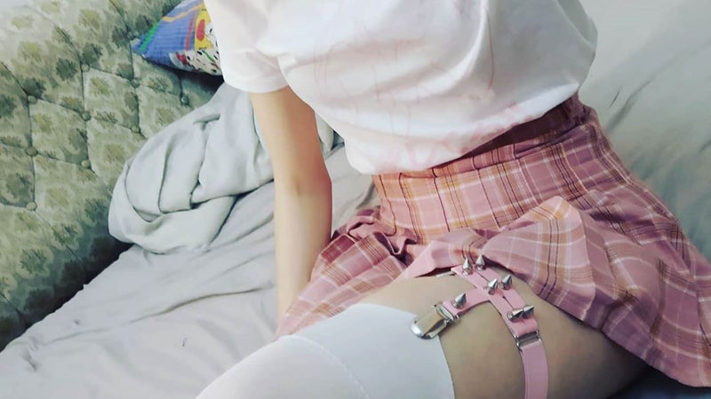 Tartan Plaid School Girl Skirt - skirt
