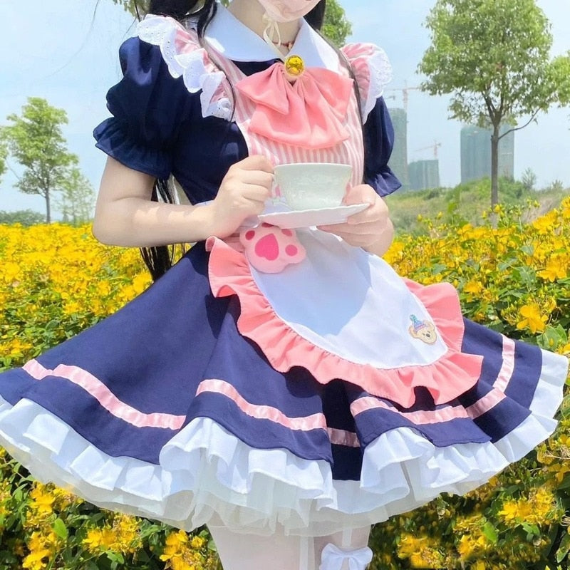 Tea Time Maid Lolita Dress - S - dresses, lolita maid cosplay, outfit, z1