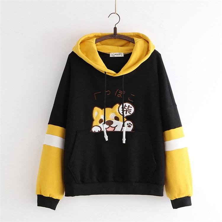 Tiny Pupper Hoodie - Black / One Size - sweater