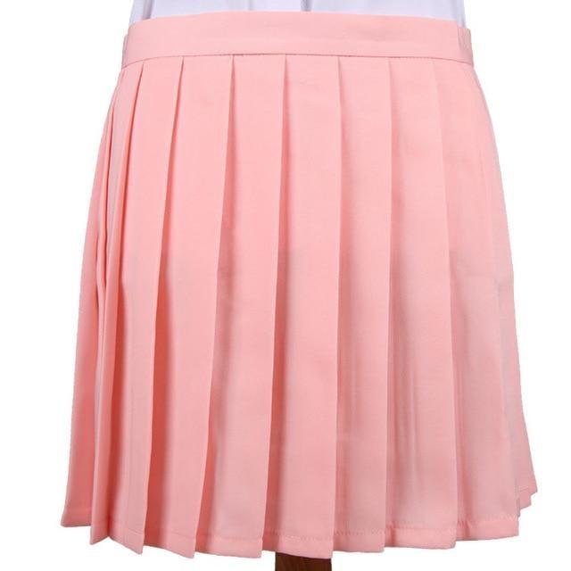 Traditional Pleated Skirt (up to 3XL) - Light pink / S - skirt