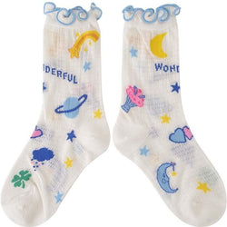 Transparent Care Bear Sockies - Outerspace - socks