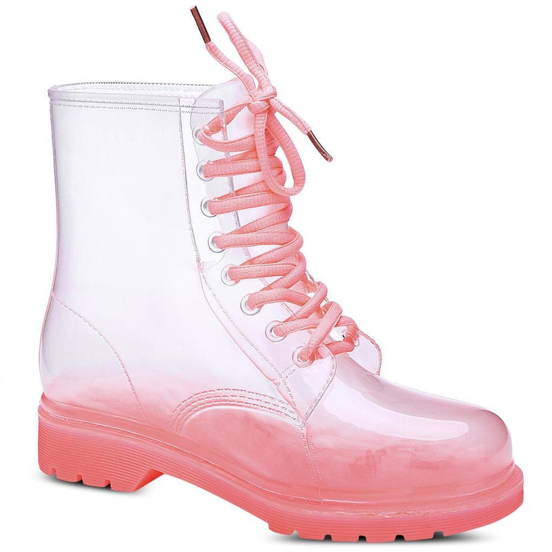 Transparent Clear Rain Boots Waterproof Jelly Booties DDLG Playground