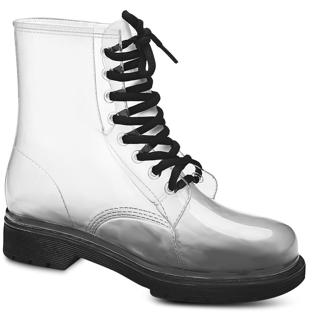 Transparent Clear Rain Boots Waterproof Jelly Booties DDLG Playground