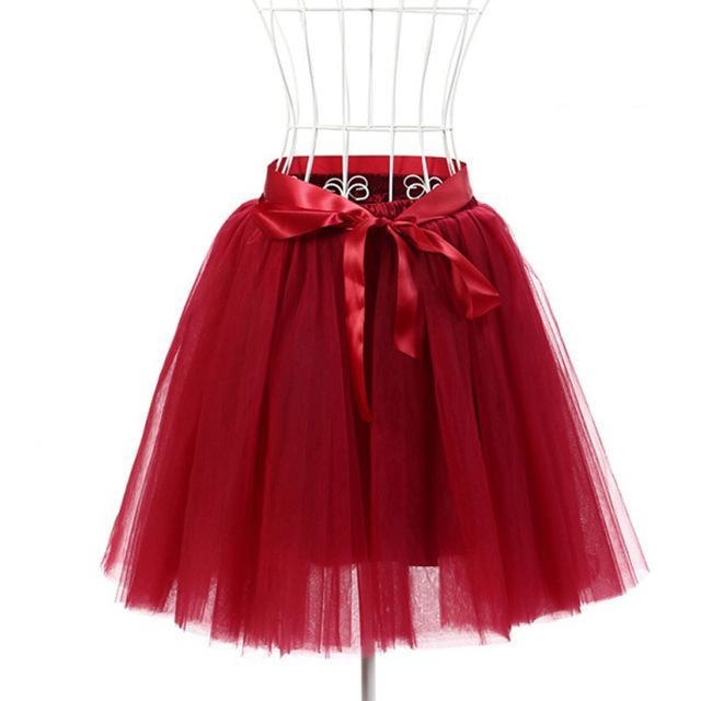Tulle Princess Tutus - Wine red - skirt