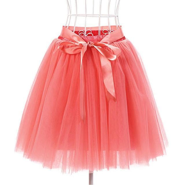 Tulle Princess Tutus - Watermelon red - skirt