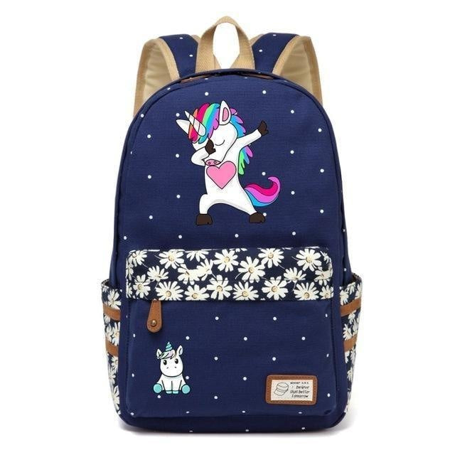 Unicorn Backpacks - Navy Blue 4 - backpack