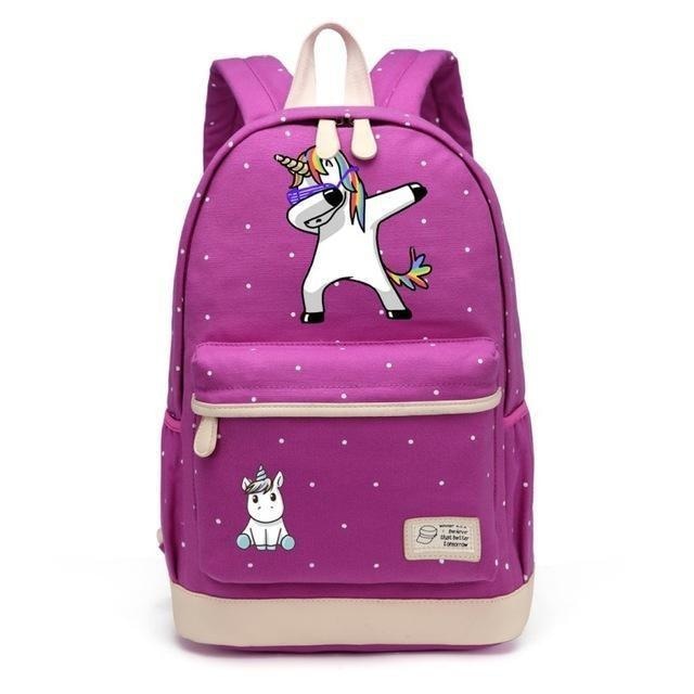 Unicorn Backpacks - Purple 1 - backpack