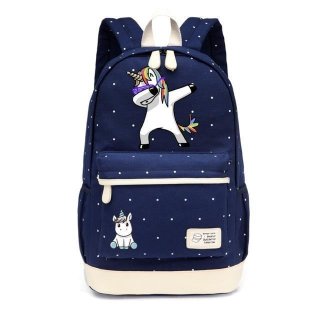 Unicorn Backpacks - Navy Blue 5 - backpack
