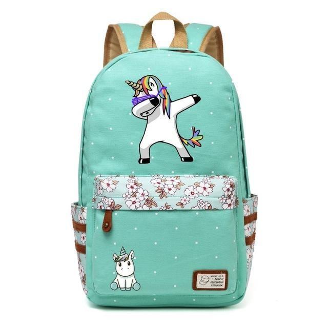 Unicorn Backpacks - Green 2 - backpack