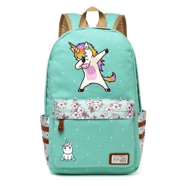 Unicorn Backpacks - Green 4 - backpack