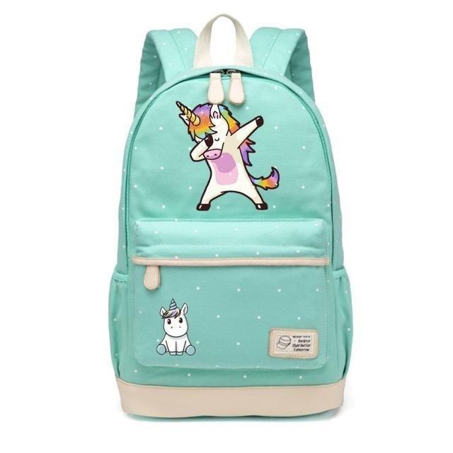 Unicorn Backpacks - Green 6 - backpack