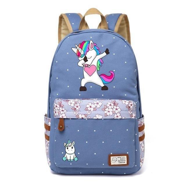 Unicorn Backpacks - Light Blue 4 - backpack