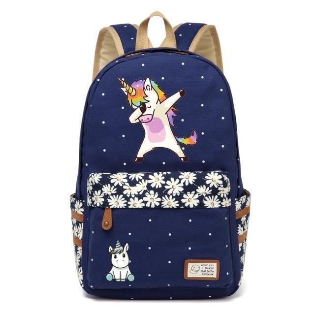 Unicorn Backpacks - Navy Blue 3 - backpack