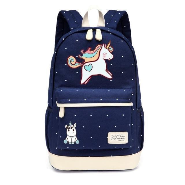 Unicorn Backpacks - Navy Blue 7 - backpack