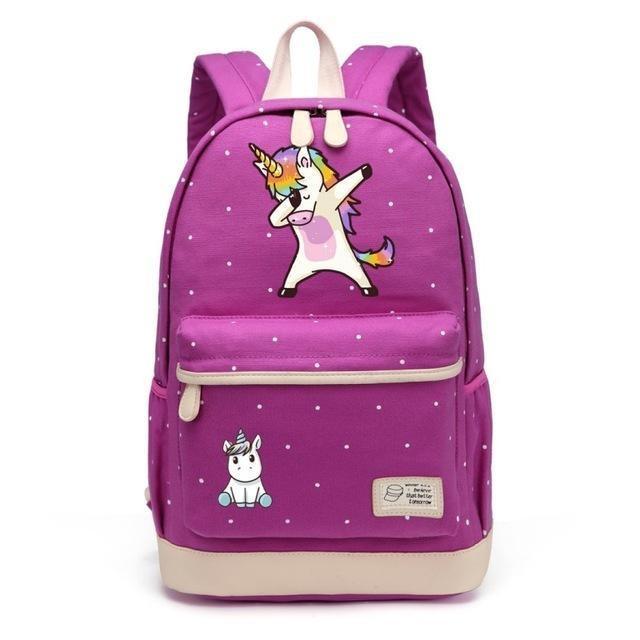 Unicorn Backpacks - Purple 2 - backpack