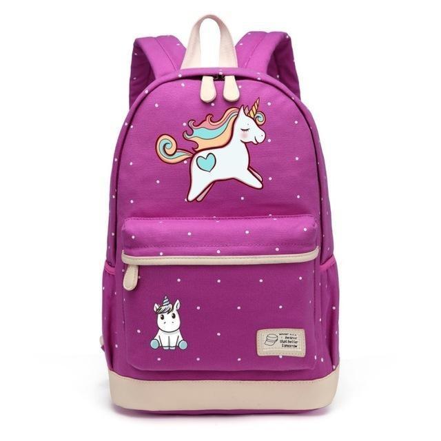 Unicorn Backpacks - Purple 3 - backpack