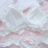 White Rabbit Lingerie Set Lolita Kawaii Underwear | DDLG Playground