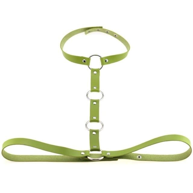 Y Choker Harness - Green - harness