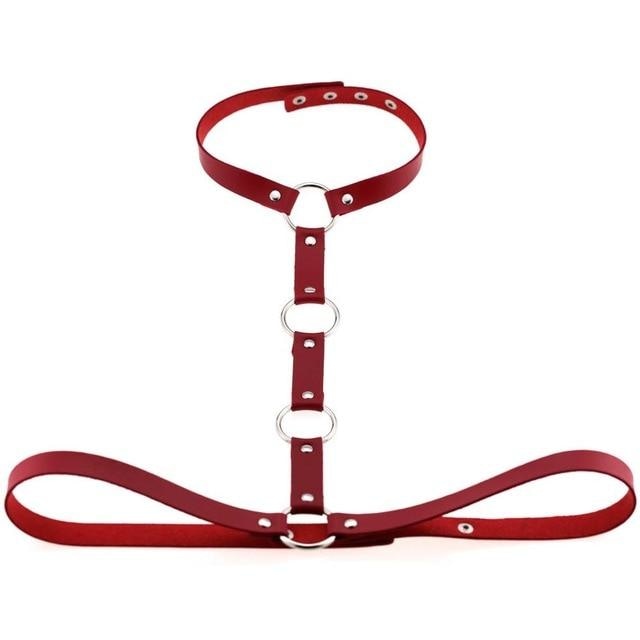 Y Choker Harness - Red - harness