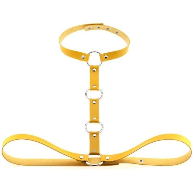 Y Choker Harness - Yellow - harness