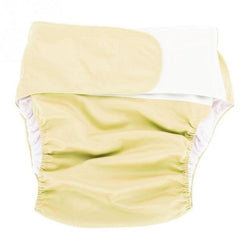 Yellow Velcro Diaper - diaper